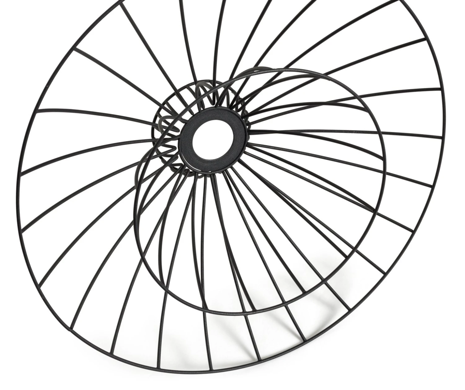 Habitat Kiso 2 Tier Wire Pendant Shade - Black Habitat Kiso 2 Tier Wire Pendant Shade - Black -Habitat Furni Sales 9406430 R Z003A