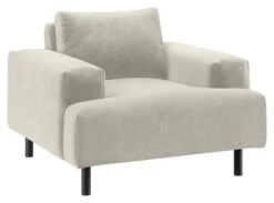 Habitat Julien Velvet Armchair - Natural -Habitat Furni Sales 9409640 R Z008A