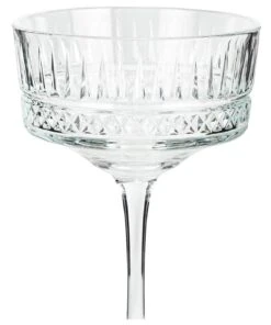 Habitat Pressed Set Of 4 Champagne Coupe Glasses -Habitat Furni Sales 9410172 R Z004A