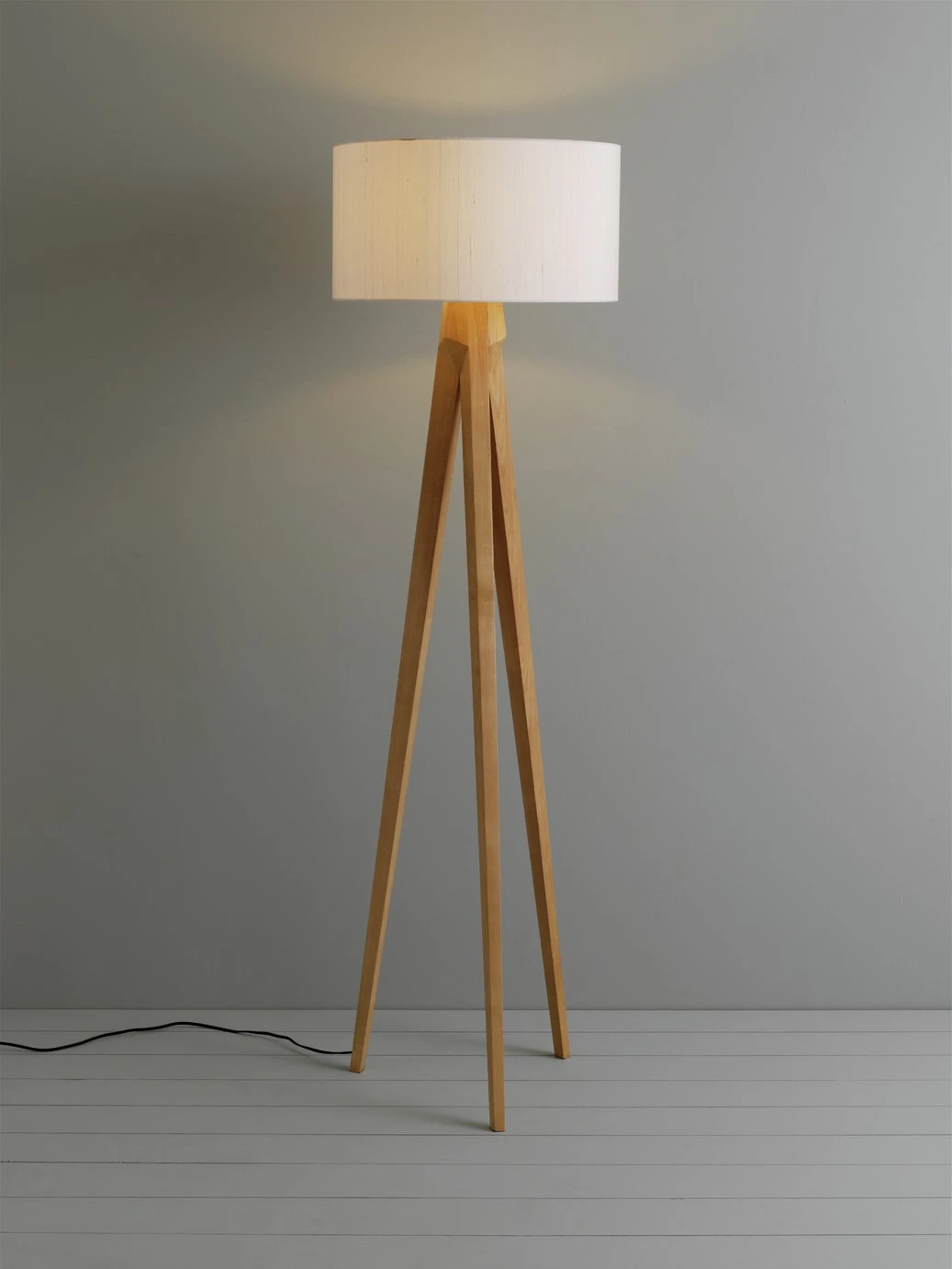 Habitat Tripod Wooden Floor Lamp Base Only - Ash Habitat Tripod Wooden Floor Lamp Base Only - Ash -Habitat Furni Sales 9412888 R Z003C