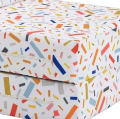 Habitat Kids Zowie Confetti Fabric Chair Bed -Habitat Furni Sales 9417395 R Z003A
