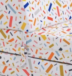 Habitat Kids Zowie Confetti Fabric Chair Bed -Habitat Furni Sales 9417395 R Z005A