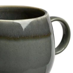 Habitat Evora Set Of 4 Stoneware Mugs - Green -Habitat Furni Sales 9424876 R Z003A