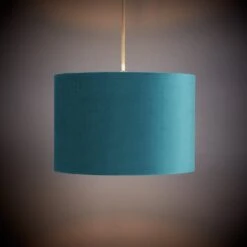 Habitat 30cm Velvet Shade - Teal -Habitat Furni Sales 9425181 R Z002C