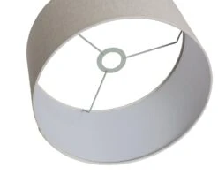 Habitat 35cm Linen Drum Shade - Oatmeal -Habitat Furni Sales 9425617 R Z003A