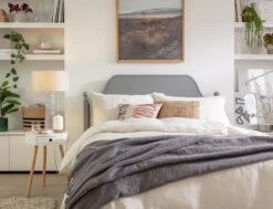 Habitat 35cm Linen Drum Shade - Oatmeal -Habitat Furni Sales 9425617 R Z004C