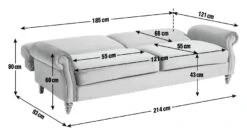 Habitat Joel 3 Seater Fabric Clic Clac Sofa Bed – Navy -Habitat Furni Sales 9429479 R Z002A