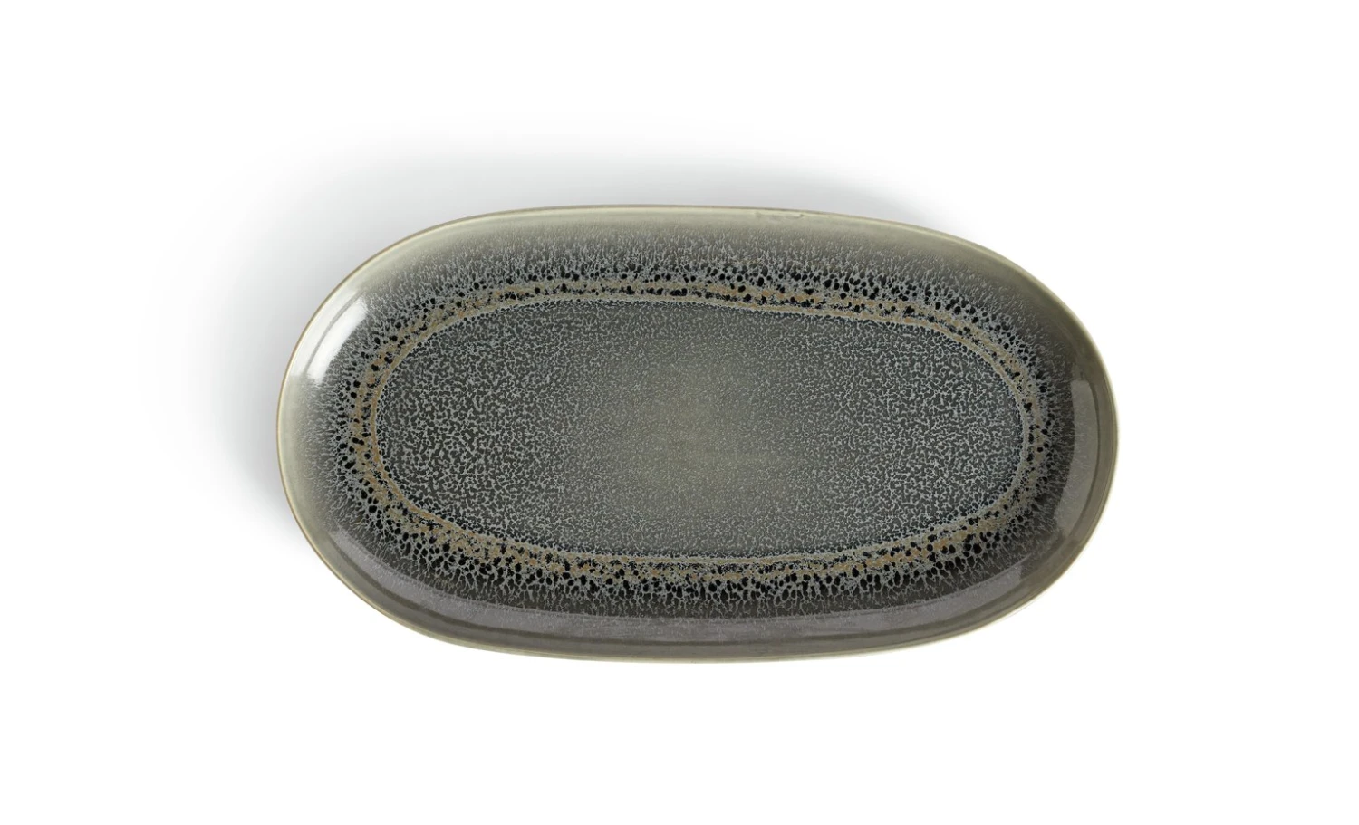 Habitat Evora Stoneware Serving Platter - Green Habitat Evora Stoneware Serving Platter - Green -Habitat Furni Sales 9437605 R Z004A