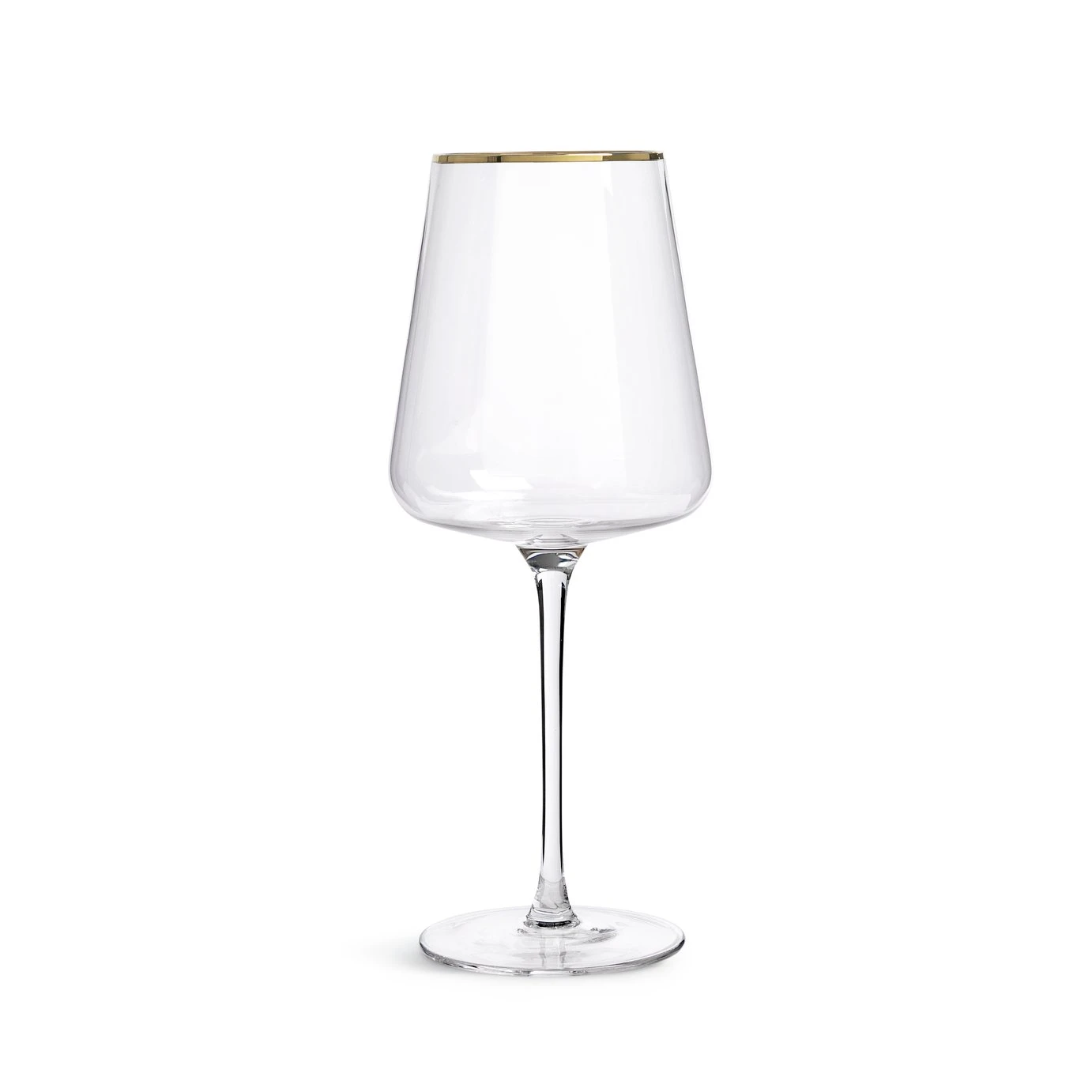 Habitat Gold Rim Set of 4 Wine Glasses Habitat Gold Rim Set Of 4 Wine Glasses -Habitat Furni Sales 9442528 R Z002A