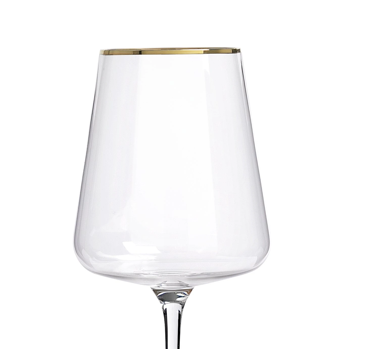 Habitat Gold Rim Set of 4 Wine Glasses Habitat Gold Rim Set Of 4 Wine Glasses -Habitat Furni Sales 9442528 R Z004A