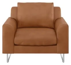 Habitat Lyle Leather Armchair - Tan