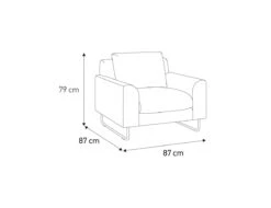 Habitat Lyle Leather Armchair - Tan -Habitat Furni Sales 9445491 R Z020A