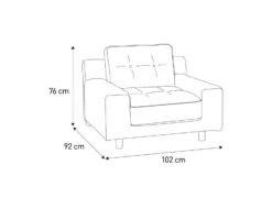 Habitat Hendricks Fabric Armchair - Charcoal -Habitat Furni Sales 9446995 R E020