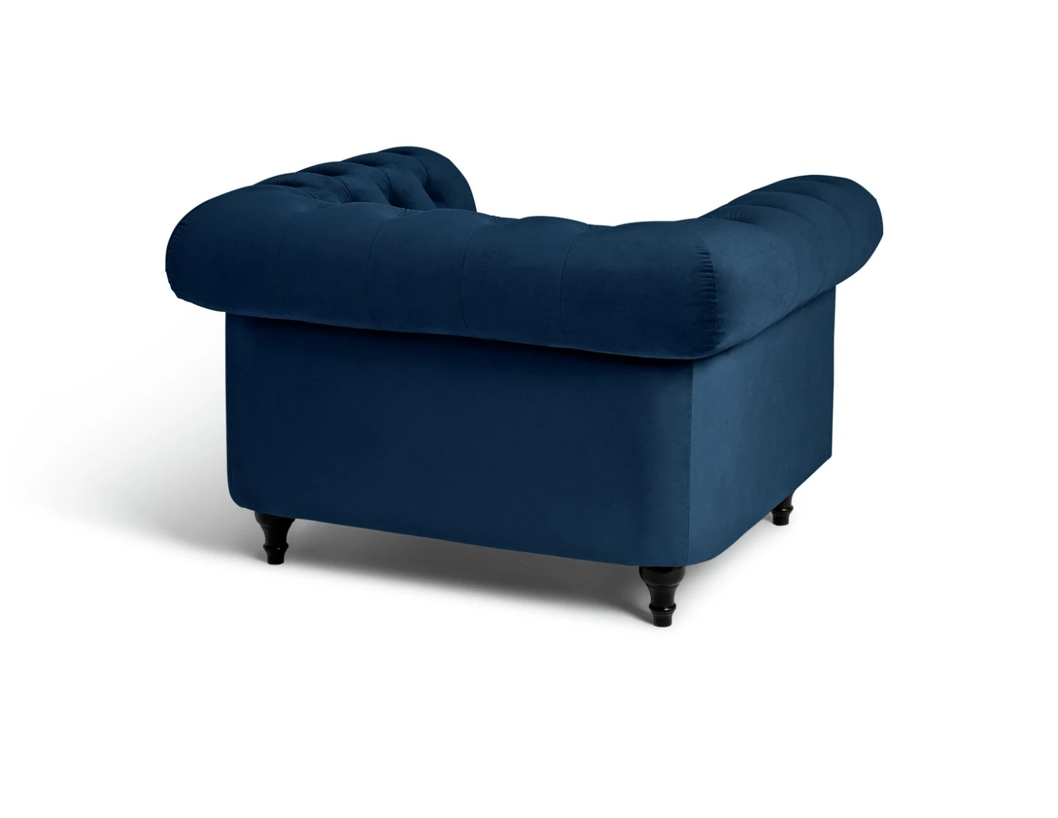 Habitat Chesterfield Velvet Armchair - Blue Habitat Chesterfield Velvet Armchair - Blue -Habitat Furni Sales 9449325 R Z003A