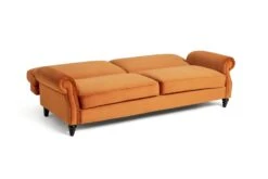 Habitat Joel 3 Seater Fabric Clic Clac Sofa Bed - Orange 2 Habitat Joel 3 Seater Fabric Clic Clac Sofa Bed - Orange -Habitat Furni Sales 9451801 R Z002A