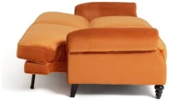 Habitat Joel 3 Seater Fabric Clic Clac Sofa Bed - Orange 4 Habitat Joel 3 Seater Fabric Clic Clac Sofa Bed - Orange -Habitat Furni Sales 9451801 R Z004A