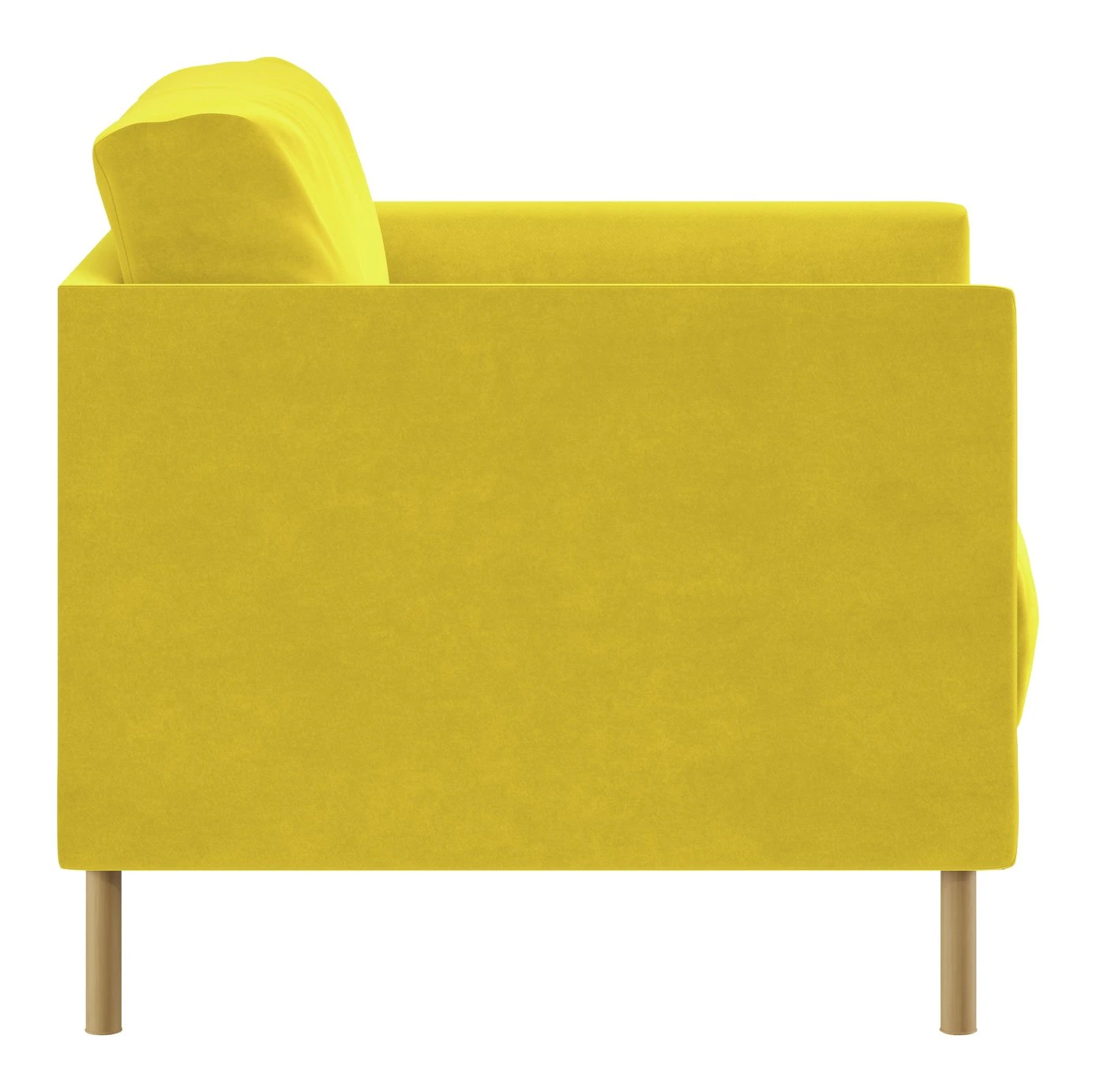 Habitat Hyde Velvet Armchair - Yellow Habitat Hyde Velvet Armchair - Yellow -Habitat Furni Sales 9452013 R Z004A