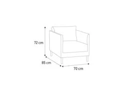 Habitat Hyde Velvet Armchair - Yellow 6 Habitat Hyde Velvet Armchair - Yellow -Habitat Furni Sales 9452013 R Z020A