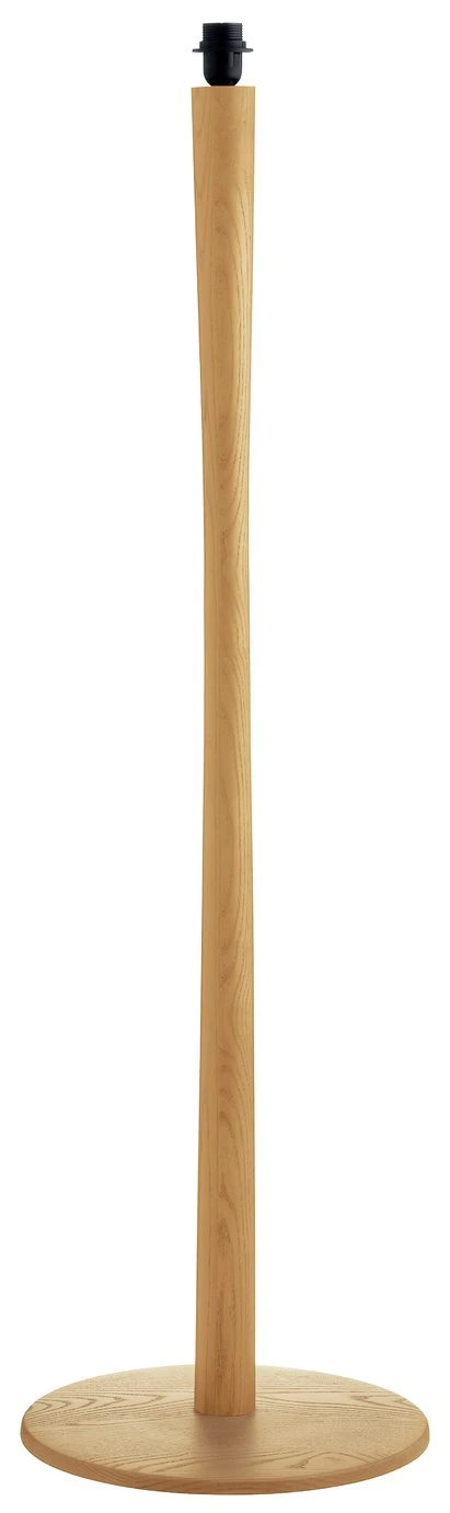 Habitat Pole Floor Lamp Base Only - Oak Habitat Pole Floor Lamp Base Only - Oak -Habitat Furni Sales 9456033 R Z001A