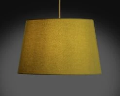 Habitat 40cm Textured Taper Shade - Ochre -Habitat Furni Sales 9466597 R Z003C