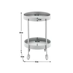 Habitat Eris Drinks Trolley - Black -Habitat Furni Sales 9473092 R E001