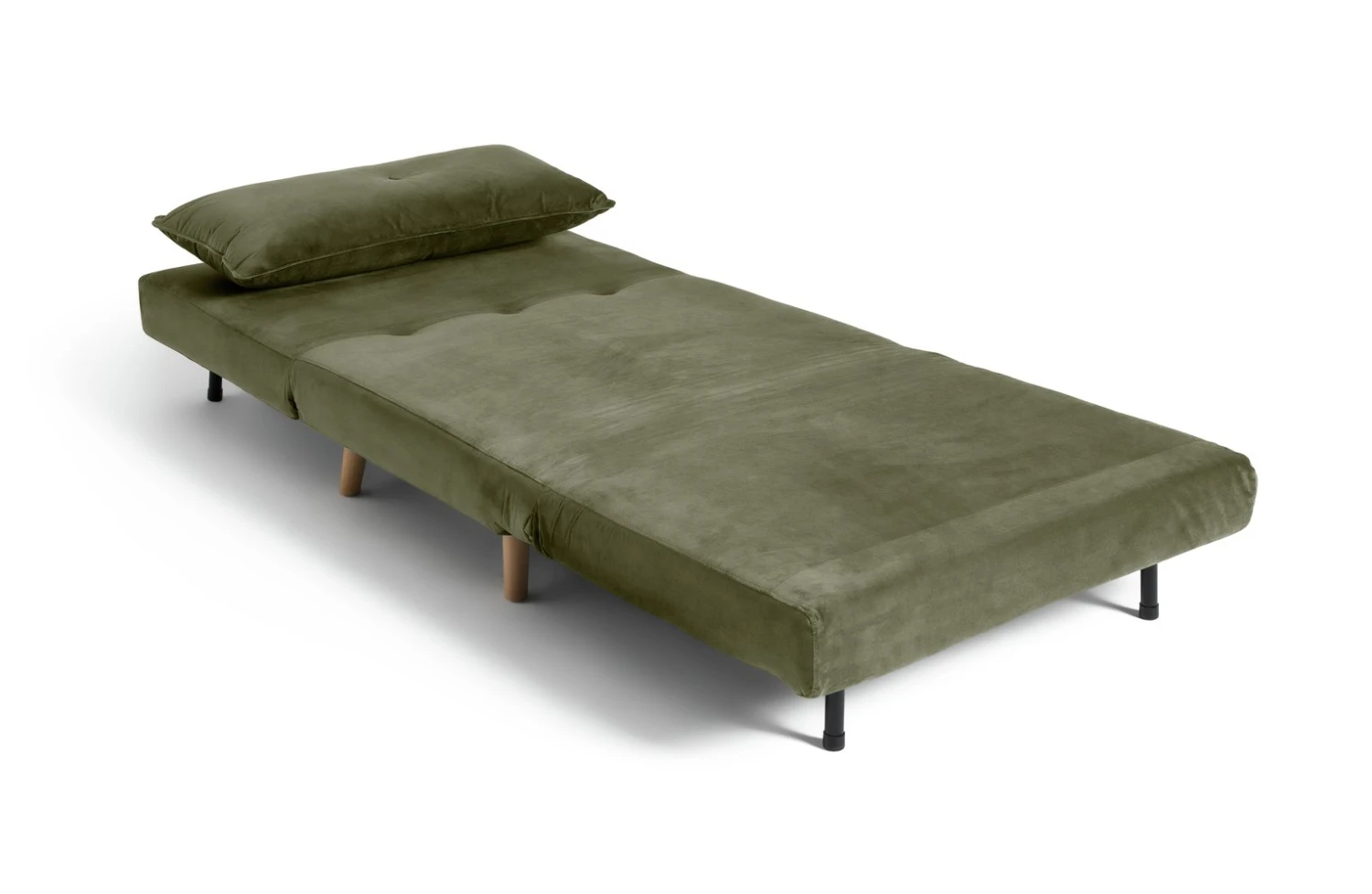 Habitat Roma Single Velvet Chairbed - Sage Green Habitat Roma Single Velvet Chairbed - Sage Green -Habitat Furni Sales 9473487 R Z002A