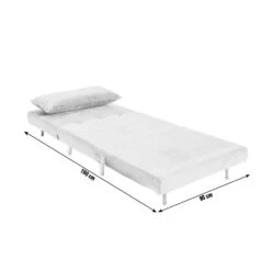 Habitat Roma Single Velvet Chairbed - Sage Green 5 Habitat Roma Single Velvet Chairbed - Sage Green -Habitat Furni Sales 9473487 R Z004A