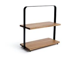 Habitat Industrial Two Tier Wooden Serving Platter -Habitat Furni Sales 9474857 R Z003A