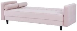 Habitat Preston Clic Clac Velvet Sofa Bed - Pink -Habitat Furni Sales 9478255 R Z003A