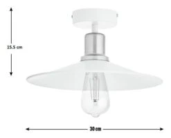 Habitat Pixie Flush To Ceiling Light - Off White -Habitat Furni Sales 9478523 R E001