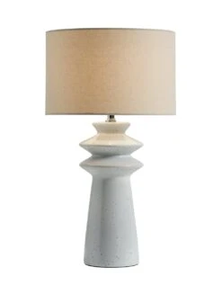 Habitat Astraeus Ceramic Table Lamp - White & Cream -Habitat Furni Sales 9481307 R Z006A