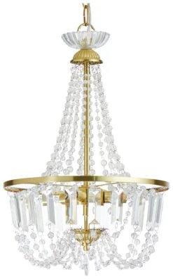 Habitat Capella Empire Chandelier - Brushed Brass 5 Habitat Capella Empire Chandelier - Brushed Brass -Habitat Furni Sales 9486333 R Z004A