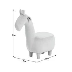 Habitat George Kids Giraffe Animal Stool - Yellow -Habitat Furni Sales 9489512 R E001