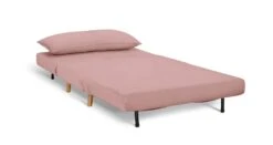 Habitat Roma Small Double Velvet Chairbed - Pink 2 Habitat Roma Small Double Velvet Chairbed - Pink -Habitat Furni Sales 9490336 R Z002A
