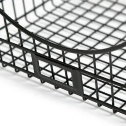 Habitat Pack Of 2 Storage Basket With Label Slot - Black -Habitat Furni Sales 9491524 R Z002A