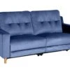 Habitat Emerson Velvet 2 Seater Recliner Sofa - Navy Blue