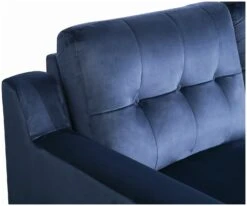 Habitat Emerson Velvet 2 Seater Recliner Sofa - Navy Blue -Habitat Furni Sales 9494318 R Z007A