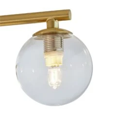 Habitat Chuck 4 Light Flush To Ceiling Light - Brushed Brass 2 Habitat Chuck 4 Light Flush To Ceiling Light - Brushed Brass -Habitat Furni Sales 9495111 R Z002A