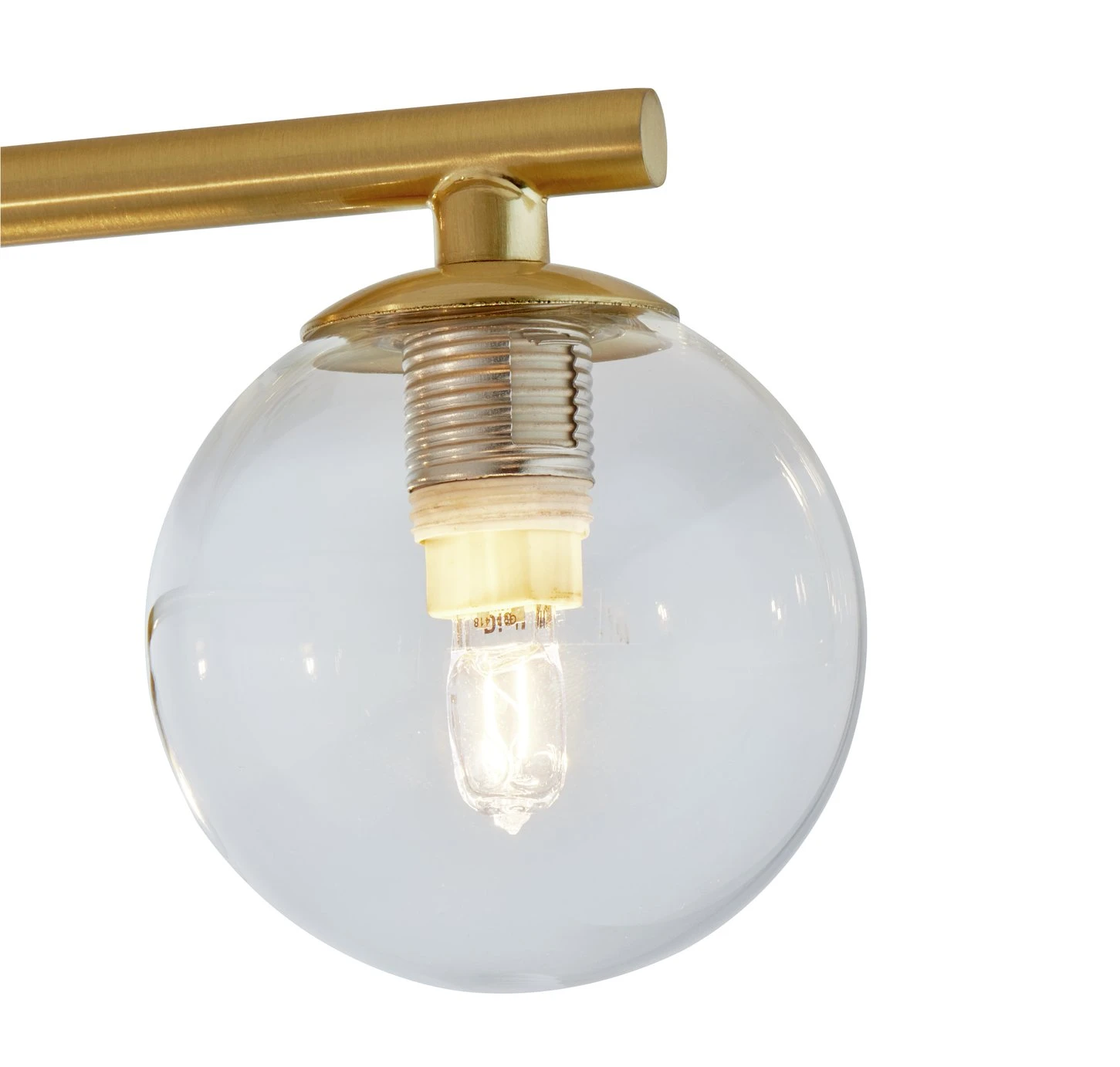 Habitat Chuck 4 Light Flush to Ceiling Light - Brushed Brass Habitat Chuck 4 Light Flush To Ceiling Light - Brushed Brass -Habitat Furni Sales 9495111 R Z002A