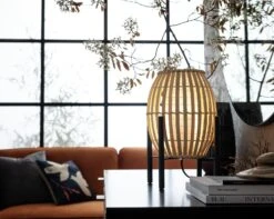 Habitat Aoki Bamboo Table Lamp -Habitat Furni Sales 9495166 R Z002C