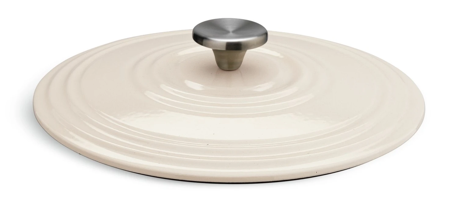 Habitat 4.70 Litre Cast Iron Oval Casserole Dish - Cream Habitat 4.70 Litre Cast Iron Oval Casserole Dish - Cream -Habitat Furni Sales 9499935 R Z003A