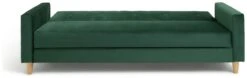 Habitat Brooks Clic Clac Storage Fabric Sofa Bed - Green -Habitat Furni Sales 9504466 R Z006A