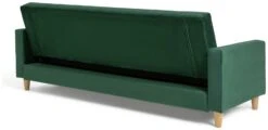 Habitat Brooks Clic Clac Storage Fabric Sofa Bed - Green -Habitat Furni Sales 9504466 R Z007A