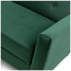 Habitat Brooks Clic Clac Storage Fabric Sofa Bed - Green -Habitat Furni Sales 9504466 R Z009A
