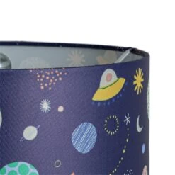 Habitat Kids Space Glow In The Dark 25cm Drum Shade - Blue -Habitat Furni Sales 9508431 R Z002A