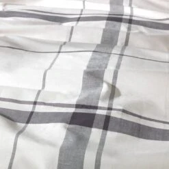 Habitat Cotton Yarn Dye Check Cream Bedding Set - Double -Habitat Furni Sales 9511655 R Z005A