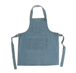 Habitat Mediterranean Denim Apron - Blue -Habitat Furni Sales 9512489 R Z002A