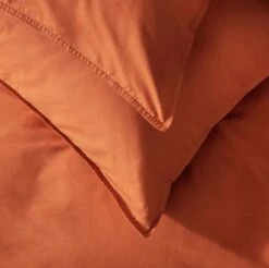 Habitat Cotton Linen Plain Rust Bedding Set - Double 3 Habitat Cotton Linen Plain Rust Bedding Set - Double -Habitat Furni Sales 9513914 R Z003A