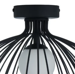 Habitat Kiso 2 Tier Opal Flush To Ceiling Light - Black -Habitat Furni Sales 9516241 R Z002A