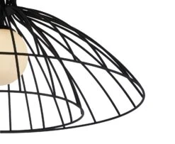 Habitat Kiso 2 Tier Opal Flush To Ceiling Light - Black -Habitat Furni Sales 9516241 R Z004A